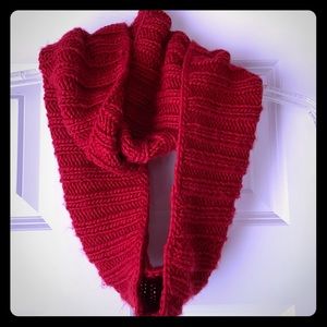 Infinity red scarf